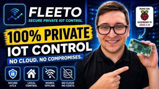 Private IoT Control on Raspberry Pi with Go, MQTT and mTLS | Fleeto Demo | Vitalii Honchar
