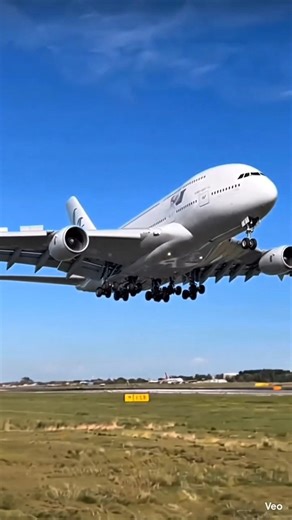 Giant Engines & 22 Wheels! Airbus A380 ✈️ #TakeDailyAero #Shorts