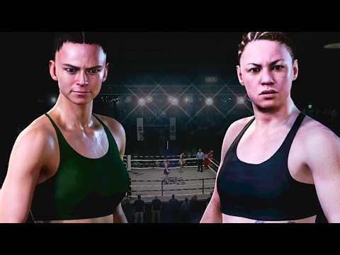 Skye Nicolson vs Heather Hardy FULL FIGHT | Undisputed Boxing Game AI Simulation Gameplay