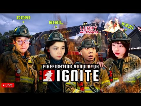 FIREFIGHTING SIMULATOR IGNITE WITH (3) @gagitusil2780 @dioadamyandra @verokezii