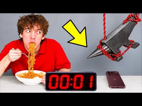 eating Spiciest Noodles before ANVIL crushes my iPhone 18 Pro Max
