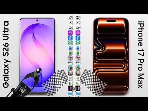 Galaxy S26 Ultra vs. iPhone 17 Pro Max Speed Test!