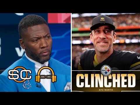 Aaron Rodgers is in playoffs! - ESPN reacts to Steelers def. Lamar, Ravens to clinch AFC North title