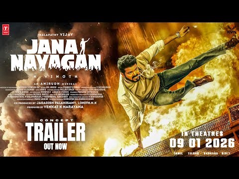 Jana Nayagan | Trailer (Hindi) Concept| Thalapathy Vijay | H Vinoth | Anirudh | Pooja Hegde | KVN