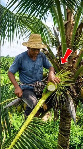 How Thai Farmers Turn Coconut Sap Into Expensive Coconut Sugar 😱🌴 | Amazing Process