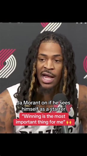 Ja is ready to make an impact however he can 🔥 #jamorant #portland #blazers #trailblazers #nba