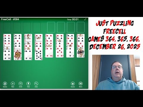 Learning Freecell By Doing and Explaining Games 364, 365 and 366