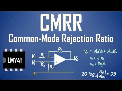 Op-Amp Common-Mode Rejection Ratio Explained Simply (CMRR Tutorial)
