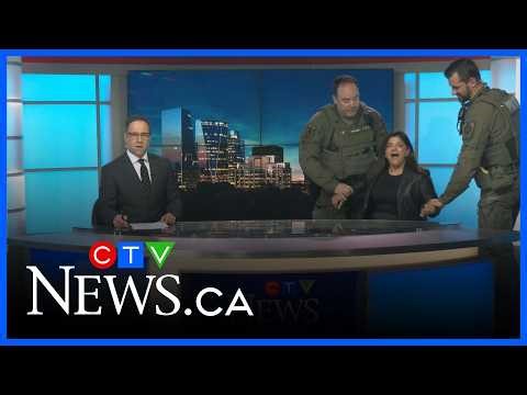 Regina weather anchor ‘arrested’ as part of Jail n’ Bail fundraiser