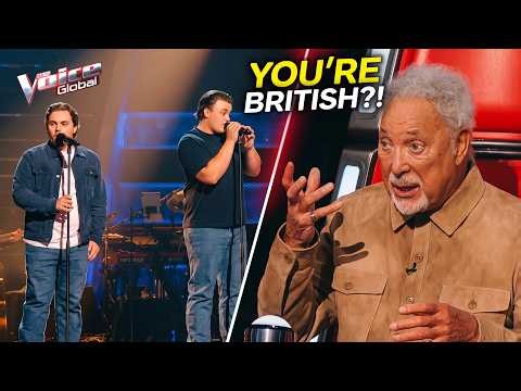 Tom Jones Couldn't Believe These Brothers Were From The UK | The Voice UK 2026
