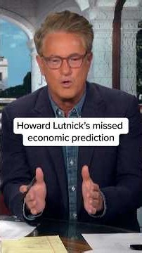 Howard Lutnick’s missed economic prediction