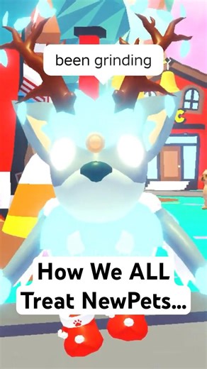 How We ALL Treat New Pets in Adopt Me…😭#roblox #adoptme