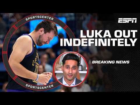 Luka Doncic is out INDEFINITELY with a grade 2 hamstring injury - Shams | SportsCenter
