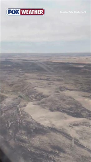 Watch: Aerial Video Shows Damage From Wildfires In Nebraska That Burned More Than 700,000 Acres