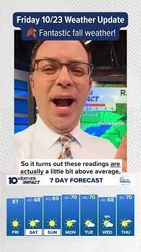 Friday morning weather update (10/23)
