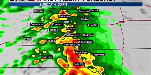 Jaret’s First Alert 6 Forecast - Storm chances increase after 2PM Sunday with some severe risk