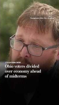 Ohio voters divided over economy ahead of midterms