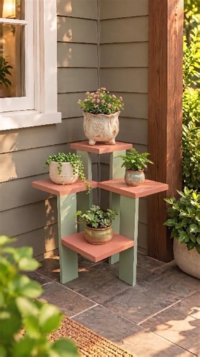 Aesthetic DIY Plant Stand | Easy Weekend Woodworking Project