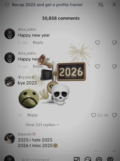 Happy new year comment tutorial ☠️ #trollface #edit #tiktok #viral #fyp