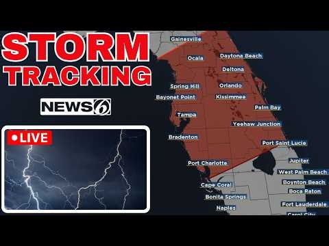 🔴NEWS 6 WEATHER LIVE | Tracking Strong Storms In Florida