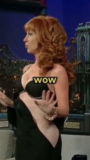 Kathy Griffin Strips Down Live On David Letterman! 😲🔥
