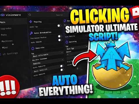 [OP🏆] Clicking Simulator Ultimate SCRIPT | AUTO TAP | AUTO FINISH GAME | AUTO BREAKABLES | & MORE