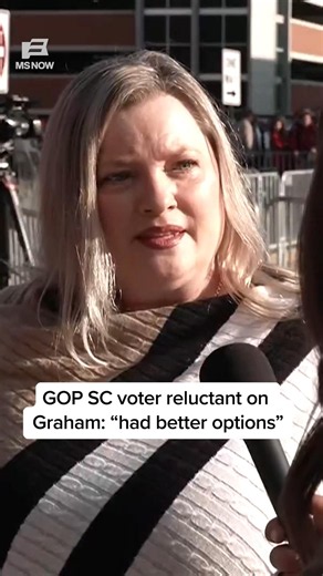 GOP SC voter reluctant on Graham: 'had better options'