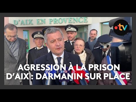 Agression à la prison d’Aix-Luynes : Gérald Darmanin est venu décorer les agents pénitentiaires