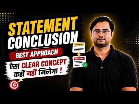 Statement Conclusion 😱 | 10 Sec में पूरा Concept समझो! By Rahul Sir