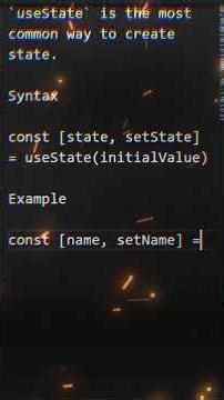 React State Tutorial - useState Hook
