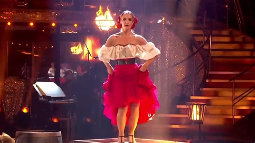 Helen Skelton dances paso doble on Strictly