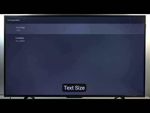 TCL 43C61B – How to Configure Text Magnifier