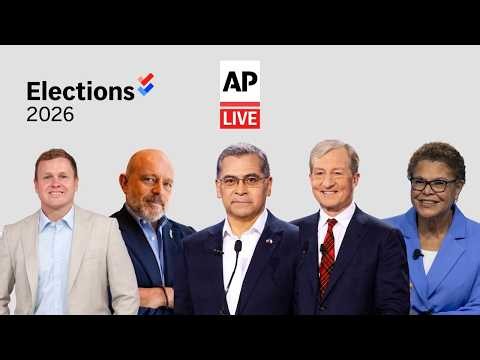 LIVE: Primary election night in California governor and LA mayor 2026 races