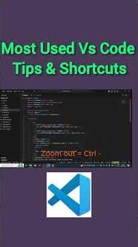 Most Used Vs Code Tips and Shortcuts #vscode #vscodetips