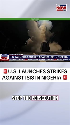 U.S. Launches Strikes Against ISIS in Nigeria
