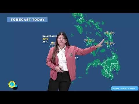 PAGASA weather update as of 5 AM (Oct. 13, 2026) | GMA News