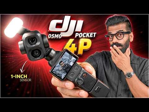 DJI OSMO Pocket 4P Unboxing & First Look - Best For Creators!🔥🔥🔥