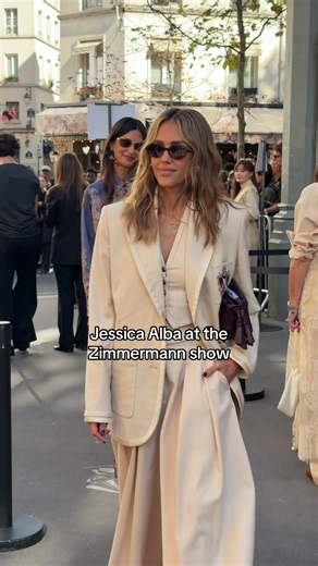 Jessica Alba at the Zimmermann show