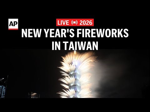 Taiwan New Year 2026 LIVE: Countdown and fireworks in Taipei