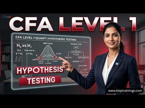 CFA Level 1 Exam | Hypothesis Testing & Error Decision Logic Explained Easily