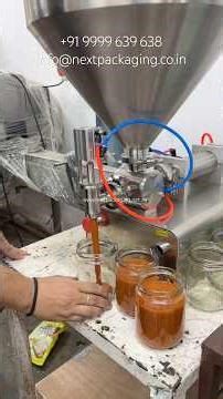 Complete Semi Automatic Sauce Packing Line | Red Chilli, Schezwan & Mayo Filling Capping Labelling