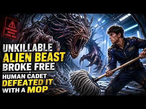 Unkillable Alien Beast Broke Free | Human Cadet Defeated It With a Mop Stories The Real Sci-Fi Story