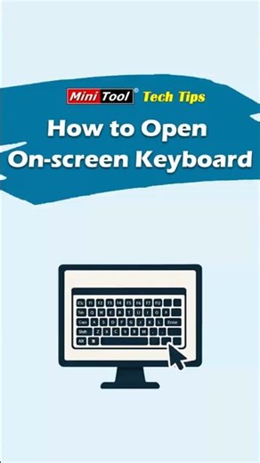 How to Open On-screen Keyboard in Windows? #onscreenkeyboard #windowstips #windows