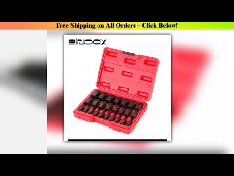 10/25Pcs Screw Extractor Set with Box Hex Head Multi-Spline Bolt Set Chrome Molybdenum Alloy Steel