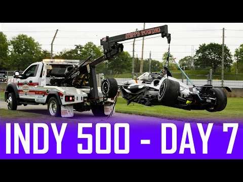 Rossi Hospitalized in Crash - Indy 500 Monday Report