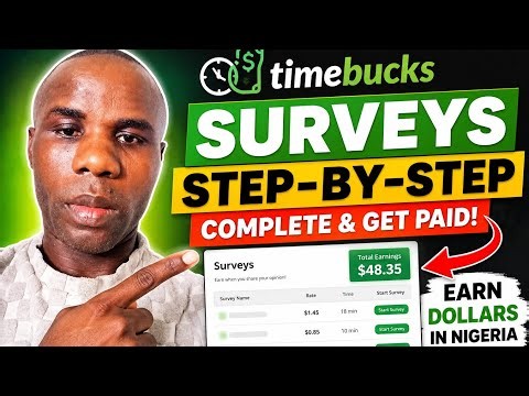 TIMEBUCKS SURVEY TUTORIAL, A COMPLETE GUIDE✅ ##timebucks #onlinesurveys #remotework #passiveincome
