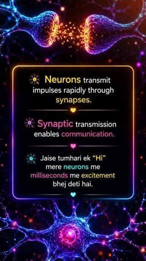 One "Hi" from you... and my neurons fire faster than ever. 🧠💙🧬 ##bology #love #neurons #ncertbiology