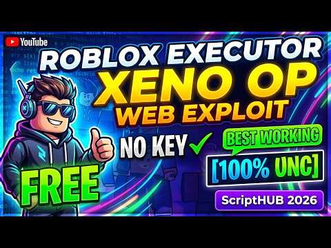 Roblox Executor XENO OP Web Exploit Best Working Free, No Key & ScriptHUB 2026 [100% UNC]