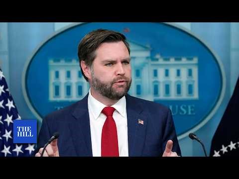 Watch LIVE: Vice President JD Vance holds White House press briefing