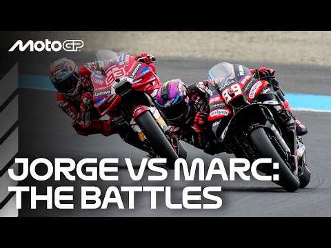 All the times Marc Marquez and Jorge Martin went head-to-head ⚔️🔥